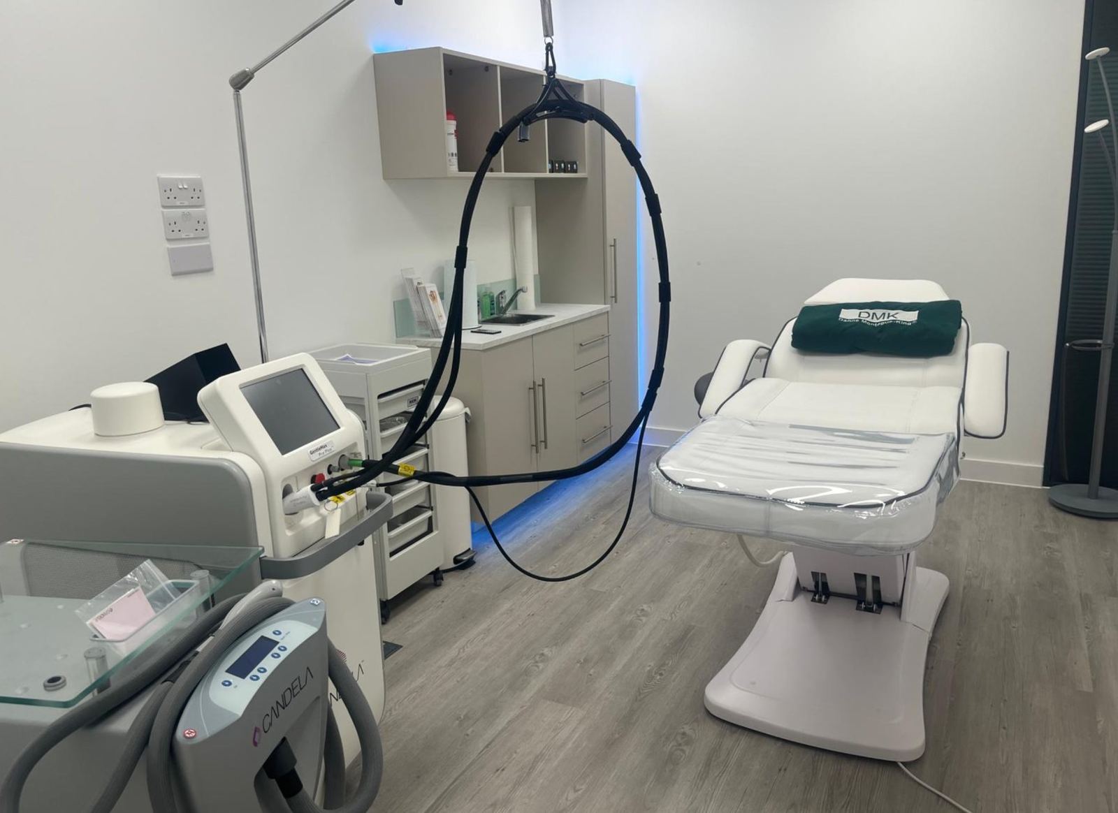 Dedicated laser treatment room